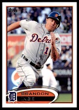 2012 TOPPS BRANDON INGE DETROIT TIGERS #377