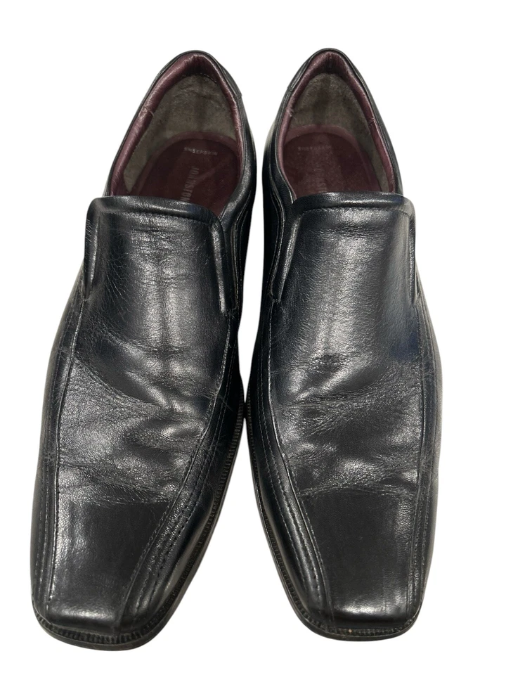 Men's Johnston Murphy Black  Shaler Slip-On Shoes Loafers SZ 10 M - Image 1 of 4