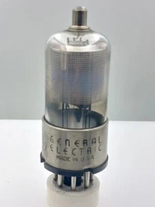 GE 12K7GT Test NOS 1750gm Silver Mesh Plate Foil "D" Getter Serious Tubes T50 - Picture 1 of 4