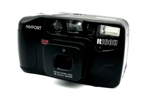 【Near Mint】Ricoh Myport Zoom mini Black Point & Shoot 35mm Film Camera from Jp - Picture 1 of 9