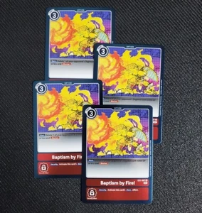 Baptism by Fire! - Rare - EX1-067 R - Digimon TCG Playset - Red - Picture 1 of 1