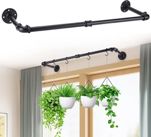 Plant Hanger Indoor, 34.2In Strong Load-Bearing Hanging Plant Holder, Window Pla - Picture 1 of 12