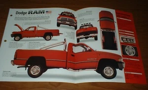 1995 DODGE RAM ORIGINAL IMP BROCHURE SPECS INFO 95 TRUCK 2500 1500★★ - Bild 1 von 1