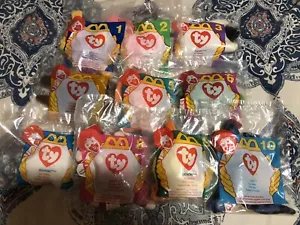 SUPER RARE 1996 FIRST EDITION MCDONALDS TY TEENIE BEANIE BABIES COMPLETE SET NIP - Picture 1 of 3