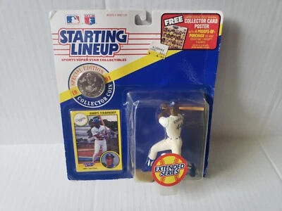 Darryl Strawberry Dodgers 1991 Kenner MLB Baseball Starting Lineup SLU MISP #2 - Image 1 of 4