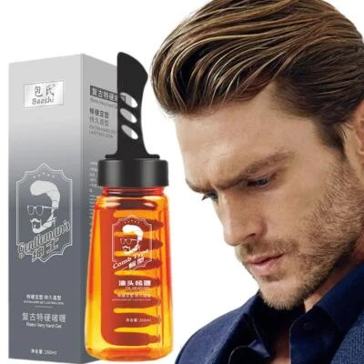 Man Moisturizing Styling Hairs Gel Cream Oil Head Cream Gels Cool Com D2P3 - Image 1 of 4