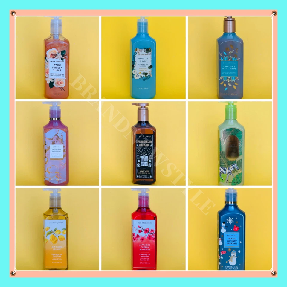 Bath & Body Works Gentle GEL Hand Soap 8  fl oz/236 mL U PICK 1 SCENT NEW - Image 1 of 2
