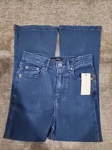 FREE ASSEMBLY LITTLE GIRLS HIGH RISED RELAXED FLARED JEANS SIZE 7 NEW W TAGS #2 - Picture 1 of 10