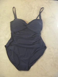 Hilor Swimsuit Womens size 16 18 1 piece Navy Blue NEW w/tags Figure Flattering - Picture 1 of 8