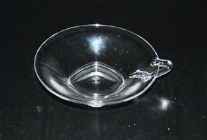 HEISEY GLASS CABOCHON HANDLED BOWL NAPPY BON BON DISH - Picture 1 of 1
