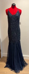 Lipsy Maya Deluxe Tall Prom, Cocktail, Cruise Sequin Dress Size 12 - Picture 1 of 3