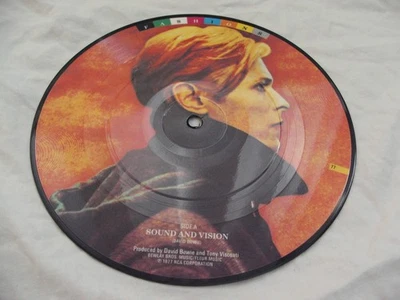 DAVID BOWIE ORIGINAL PICTURE DISC FROM THE 1980s FASHIONS SET - SOUND AND VISION - Image 1 of 2