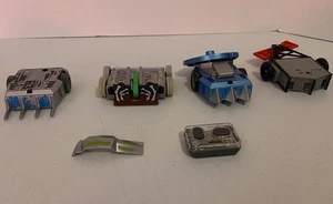 Lot Of 4 Hexbug Battlebots With 1 Remote Bots Battle Robotics Toy Control PARTS - Picture 1 of 6