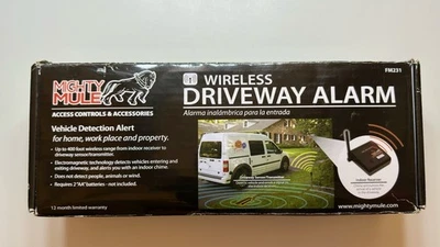 Mighty Mule FM231 Wireless Driveway Alarm 400ft Range Vehicle Sensor NEW - Image 1 of 2