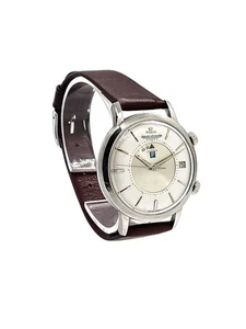 Jaeger MEMOVOX JUMBO parktimer steel wristwatch - Picture 1 of 9