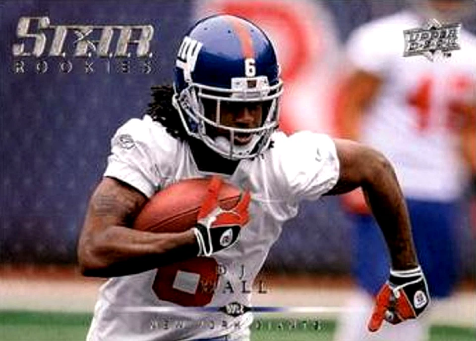 2008 Upper Deck #222 DJ Hall RC New York Giants - Image 1 of 1
