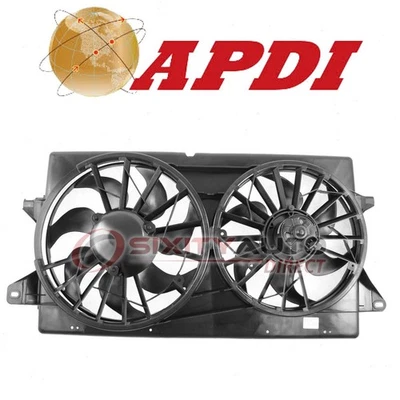 APDI Dual Radiator & Condenser Fan Assembly for 1999-2003 Ford Windstar - bs - Изображение 1 из 4
