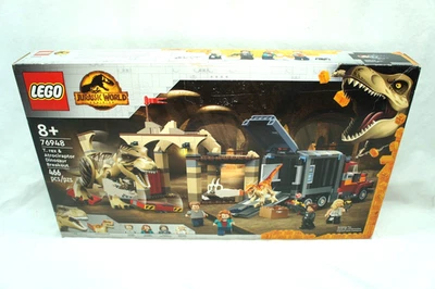 New & Sealed LEGO Jurassic World T. Rex Atrociraptor Dinosaur Breakout, 76948 - Image 1 of 4