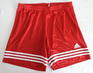 Adidas Mens Activewear Shorts Red Sweat Short Pants Size XL 2017 Sport - Picture 1 of 5