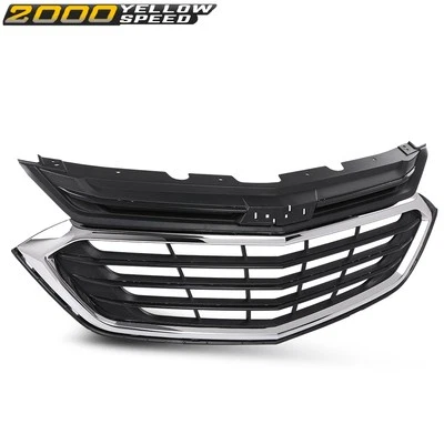 Fit For 2018-2021 Chevrolet Equinox Front Bumper Upper Grille Grill Chrome Mesh  - Image 1 of 4