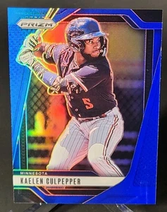 2025 Panini Prizm - Kaelen Culpepper #9 Blue Prizm /199 (RC) Minnesota Twins  - Picture 1 of 2