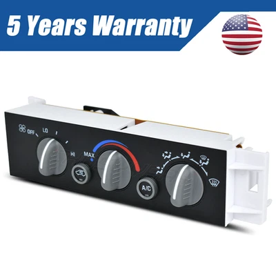 Unidad de interruptor de panel de control de calefacción aire acondicionado para Chevrolet GMC C1500 K1500 1996-2002 EE. UU. Foto 1 de 4