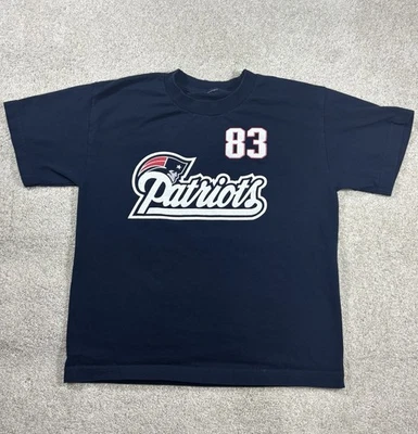 Camisa New England Patriots Para Hombre Mediana Grande Azul Wes Welker Reebok Falta Etiqueta Foto 1 de 4