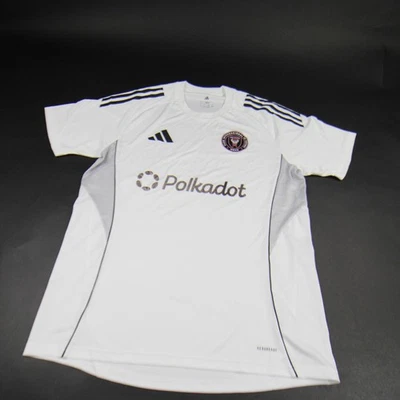 Camisa de manga corta para hombre Inter Miami CF Adidas blanca usada Foto 1 de 4