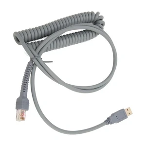 Barcode Scanner Cable Abs 3 Meters Usb Scan Cable For Symbol Ls2208 Ls1203 AM - Afbeelding 1 van 22