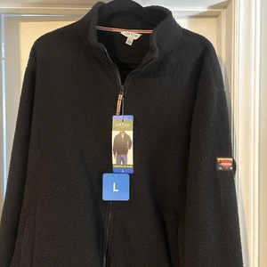 Orvis Men’s Jacket Large NWT Fleece Size Large Black - Picture 1 of 4