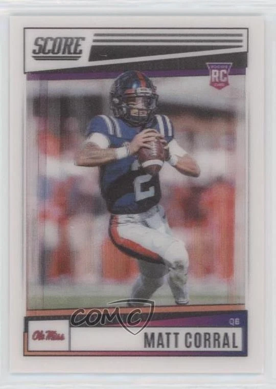 2022 Score Rookies Dynamics 3D Lenticular Matt Corral #302 Rookie RC - Image 1 of 2