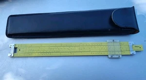 Pickett Slide Rule vintage modello N1010-ES TRIG 1959 con custodia in pelle - Foto 1 di 7