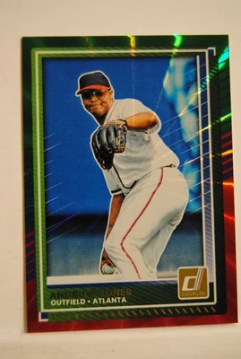 2025 Panini Donruss: Andruw Jones #13 красный/зеленый лазерный - Изображение 1 из 2