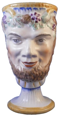 Antique 19thC Staffordshire Pottery Mug w/ Frog Inside English England Cup - Image 1 of 4