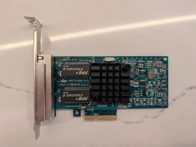 Серверный адаптер Intel I350T4 Quad Port Ethernet 4x1GbE RJ-45 I350-T4 74-10521-01 - Изображение 1 из 2