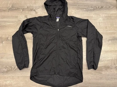 Chaqueta con Capucha Patagonia Para Hombre Houdini Negra Ligera Embalable Exterior Talla M Foto 1 de 4