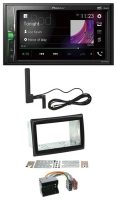 Pioneer MP3 DAB AUX 2DIN Bluetooth Autoradio für Renault Megane 2009-2010 - Bild 1 von 4