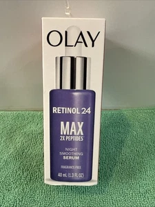 NEU Olay Regenerist Retinol 24 MAX 2x Peptide Nachtserum - 1,2 Oz. - Bild 1 von 5