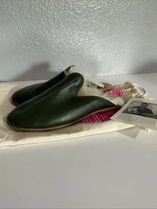 Sabah Denali Shearling Baba Damen Halbschuhe Schuhe dunkelgrün Gr. 43 / 10 NEU - Bild 1 von 8