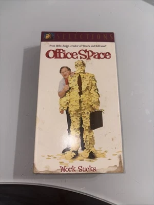 Office Space VHS 1999 Fox Cult Comedy Mike Judge Ron Livingston Jennifer Aniston Foto 1 de 4