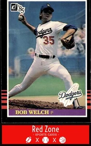 1985 Donruss - #372 Bob Welch NM Set Break. - Picture 1 of 2