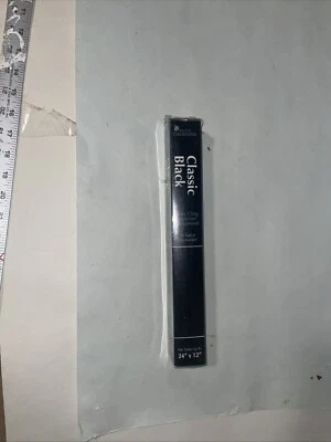 Aquarium Background Static Cling Black 24x12 In Fish Tank Vinyl Backdrop Poster - Image 1 of 2