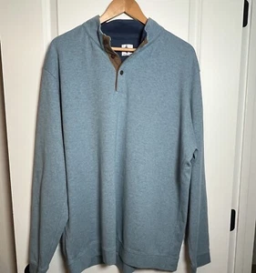 Sharp Lad XXL Light Blue Quarter-zip Pullover Long Sleeve Super Soft Quality - Picture 1 of 9