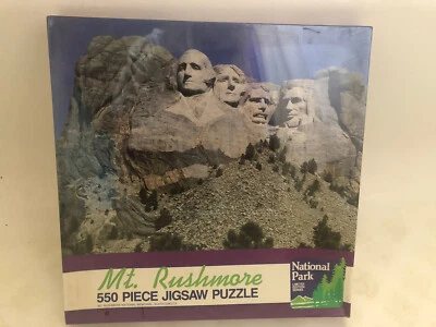 Parques Nacionales Mt. Rushmore Nat’l Memorial S. Dakota 550 piezas 1990 edición limitada SELLADO Foto 1 de 4