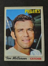1970 Topps Tim McCarver Card #90 Phillies