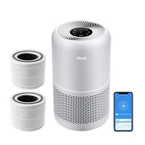 Levoit Core 300S PLUS Wi-Fi Smart Air Purifier, 3-in-1 True HEPA Filter, White - Picture 1 of 5