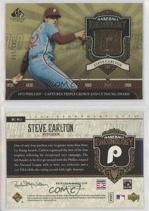 2006 SP Legendary Cuts Baseball Chronology /550 Steve Carlton #BC-SC2 HOF
