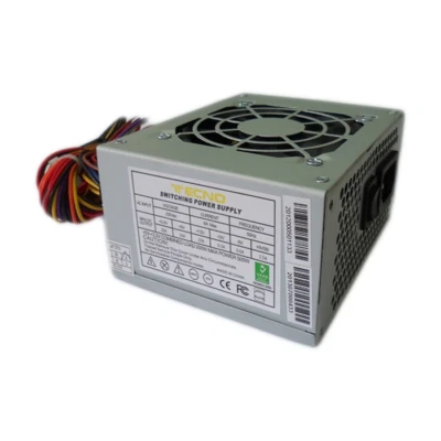 ALIMENTATORE PER PC MICRO ITX SFX TECNO 500W TASTO ON/OFF BULK 8CM FAN - Immagine 1 di 2