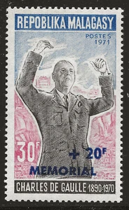 Malagasy Republic (Madagascar) Scott #B24, Single 1972 Complete FVF MNH - Picture 1 of 1