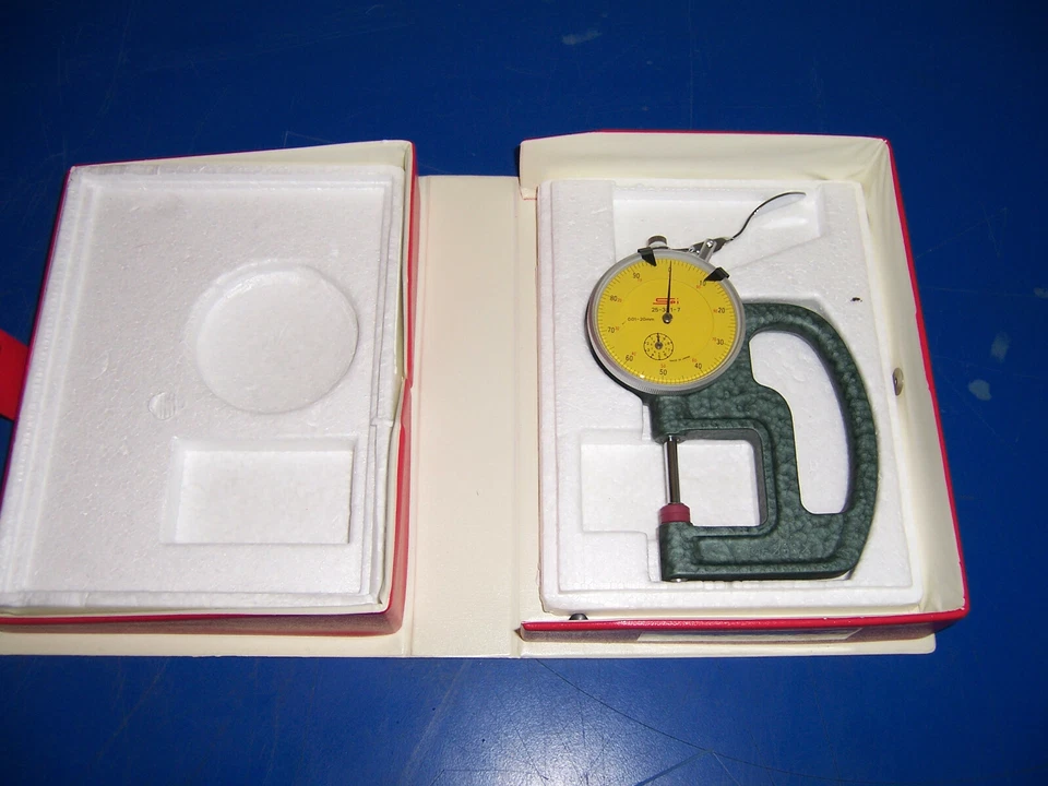 9068 SPI 25-361-7  THICKNESS GUAGE  snap GAuGE RANGE 0.01 - 20MM  - Image 1 of 4